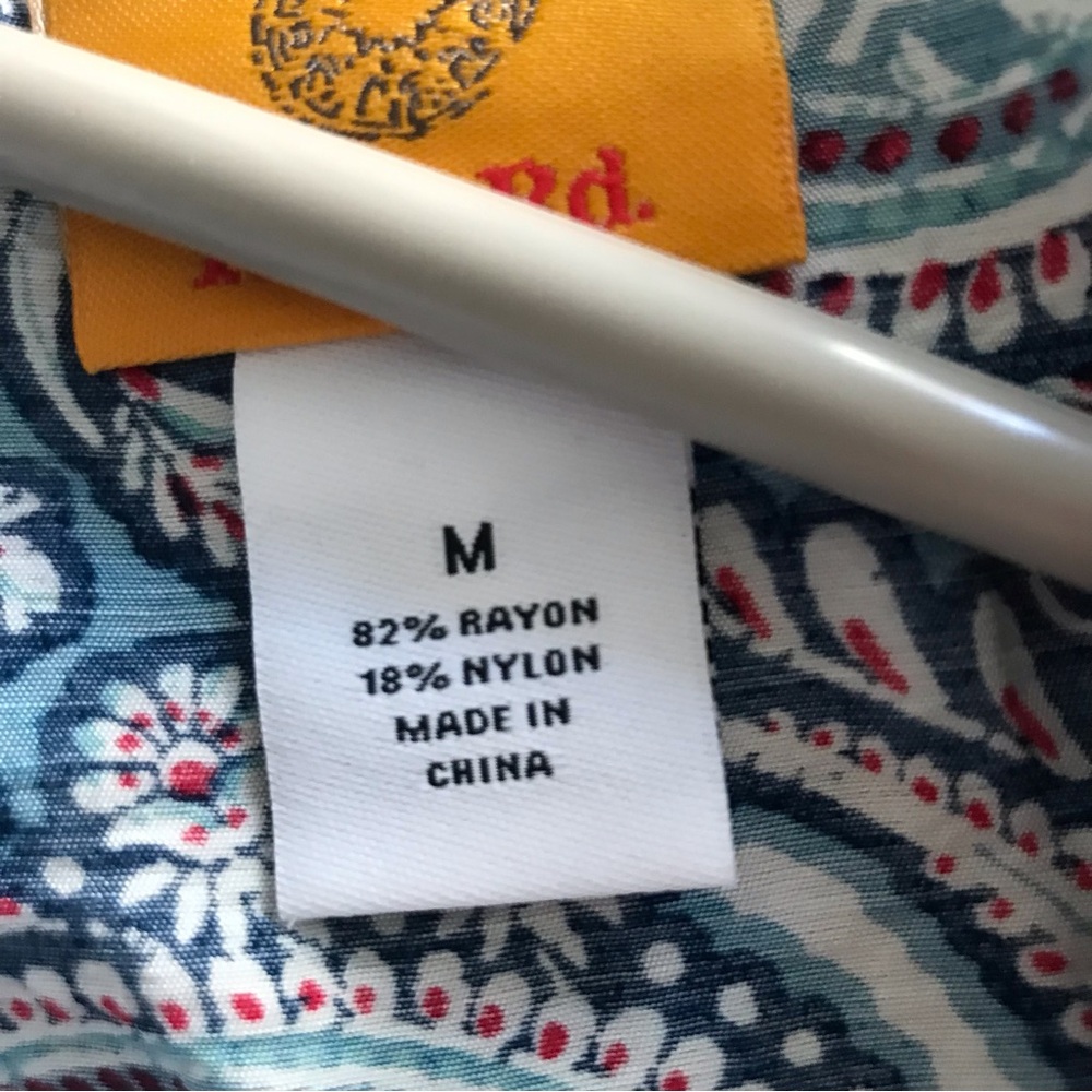 Ruby Rd. Paisley Button Down Shirt‎ - Picture 5 of 5